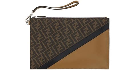 fendi pouch bag|fendi medium flat pouch.